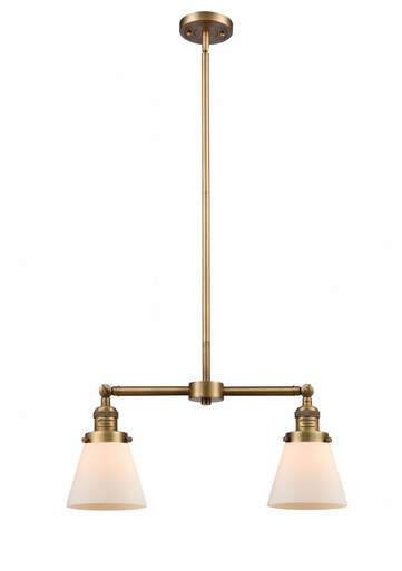 Cone 2 Light 6" Stem Adjustable Island 10 Inch and 21 Inch by Innovations - 209-BB-G61