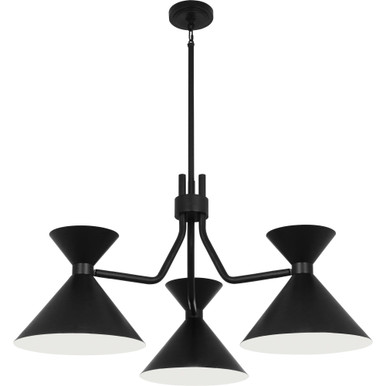 Cinch 3 Light Oversized Chandelier by Robert Abbey - 1254
