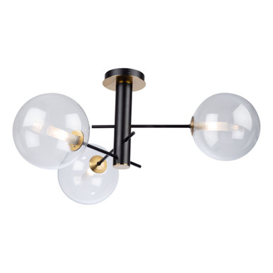 Aurelia 3 Light 31.5 Inch Wide Semi Flush Mount by Artcraft - AC11763VB