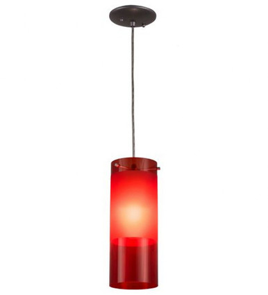 Cilindro Play 1 Light Mini Pendant 15 x 5 Inches by Meyda Tiffany - 162263