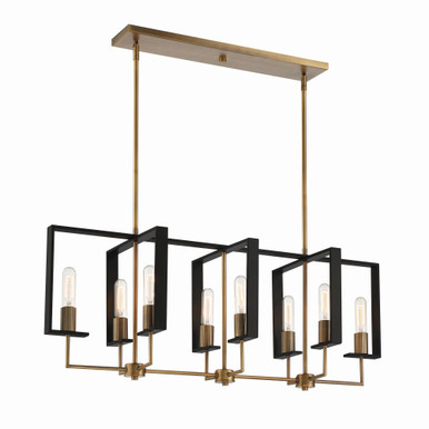 Chicago Pm 8 Light Oversized Island Chandelier by Designers Fountain - d233m-is-osb