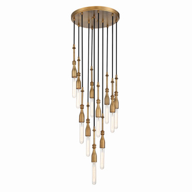 Louise 11 Light Small Chandelier by Designers Fountain - d231m-11ch-osb