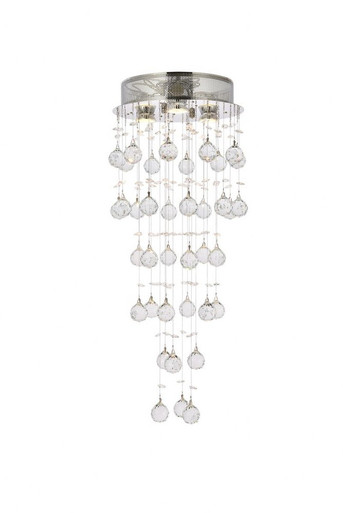 Galaxy 3 Light 12 Inch Wide Flush Mount by Elegant - V2006F12
