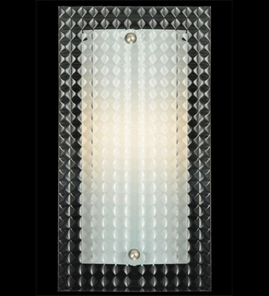 Metro Window Pane 1 Light Wall Sconce 12 x 6.25 Inches by Meyda Tiffany - 111415