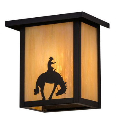 Hyde Park Cowboy 1 Light Wall Sconce 8 x 8 Inches by Meyda Tiffany - 27965