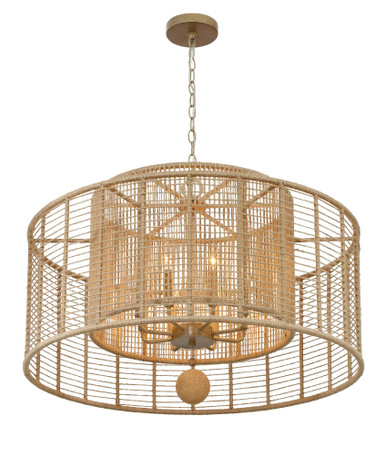 Jayna 8 Light Large Chandelier by Crystorama - JAY-A5006-BS