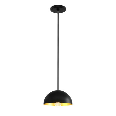 Elias 1 Light Dome Pendant 5.5 Inch Tall and 9 Inch Wide by Justice Design - NSH-9840