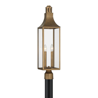 Lancaster 2 Light Outdoor Post Lantern 27 X 7 Inch Wide by Savoy House - 5-225-273
