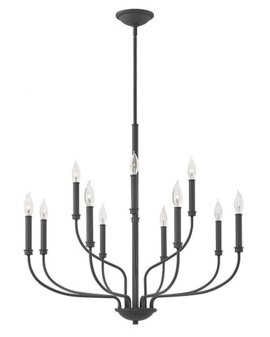 Alister 12 Light Large 2 Tier Chandelier by Hinkley - 3078KZ