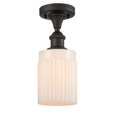 Hadley 1 Light Semi Flush Mount 10.25 Inch and 4.5 Inch Wide by Innovations - 516-1C-G34