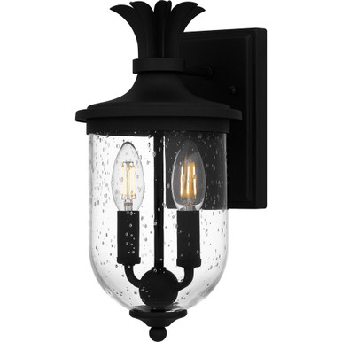 Havana 2 Light Outdoor Wall Lantern 13.5 Inch Tall by Quoizel - HVN8406EK