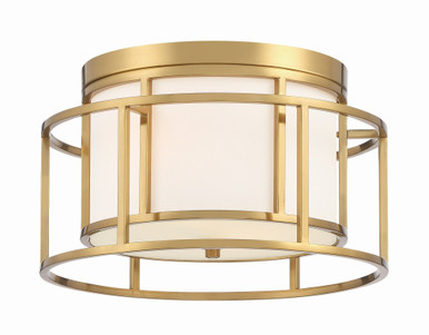 Hulton 2 Light 15 Inch Wide Flush Mount by Crystorama - 9590-LG