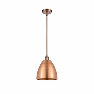 Metal Bristol 1 Light Small Pendant 10.88 Inch Tall by Innovations - 516-1S-MBD-9