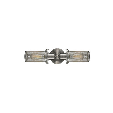 Quincy Hall 100W 2 LED Bath Vanity 4.5 Inch and 19 Inch Wide by Innovations - 900-2W-SN-CE219-SN-LED