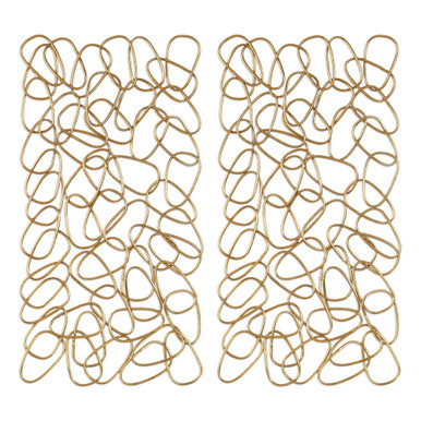 In The Loop 37.5 Inch Wall Art (Set of 2) by Uttermost - 04124