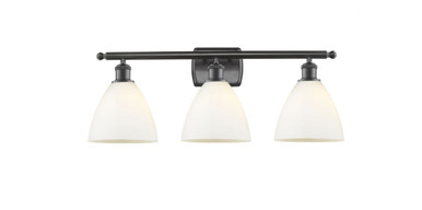 Bristol Glass 3 Light Industrial Vanity Light by Innovations - 516-3W-OB-GBD-751
