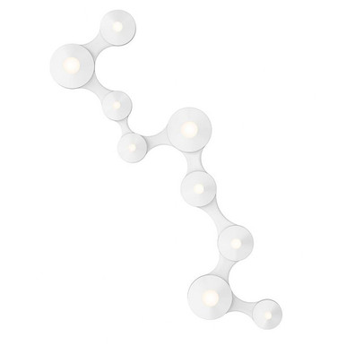 Coral Surface 14W 1 LED 13.25 Inch Wide Flush Mount by Sonneman - 2191