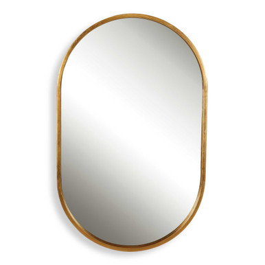 Varina 32 Inch Iron Oval Mirror by Uttermost - 09736