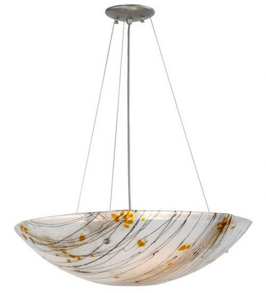 Metro Fusion Ramoscelli 3 Light Inverted Pendant 9 x 24 Inch by Meyda - 133208