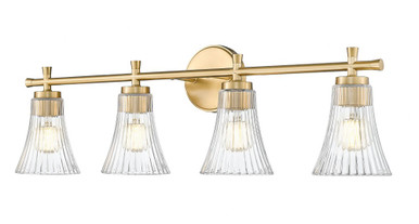 Belle 4 Light Bath Vanity 10 Inch Tall and 32 Inch Wide by Z Lite - 7519-4V