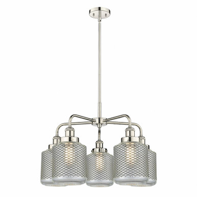 Edison 5 Light Medium Chandelier by Innovations - 916-5CR-G262
