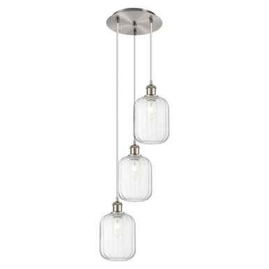 Preston 3 Light Cord Hung Pendant 36 Inch X 13.25 Inch by Innovations - 113B-3P-G460-7