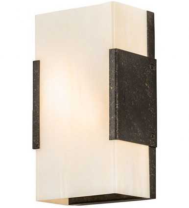 Quadrato Vicio 2 Light Wall Sconce 9.5 x 5 Inches by Meyda Tiffany - 243448