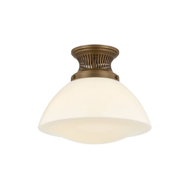 Bruceville 1 Light Flush Mount 10.25 and 12.25 Inch Wide by Hudson Valley - 4913-HB