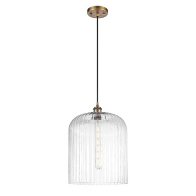 Bridal Veil 1 Light 12" Cord hung Mini Pendant 9X5 Wide by Innovations - 516-1P-G559-12