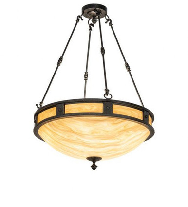Capella 6 Light Semi Flush Mount 41.5 x 28 Inches by Meyda Tiffany - 142727