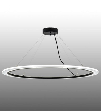 Anillo 86W LED Pendant 24 Inches Tall and 60 Inches Wide by Meyda Tiffany - 148857