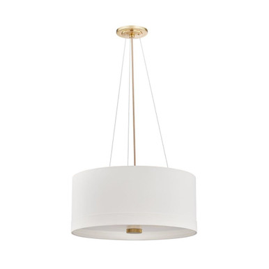 Ashland 4 Light Pendant 10.25 Inch Tall and 22 Inch Wide by Hudson Valley - 8923-AGB