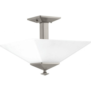 Clifton Heights 2 Light 12.75 Inch Wide Semi Flush Mount by Progress - P350107