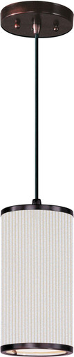 Elements 1 Light Small Pendant 10 Inch Tall by ET2 E95120-102OI - E95120-102OI