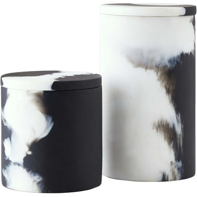 Hollie 4.5 Inch Round Container (Set of 2) by Arteriors - ARS02