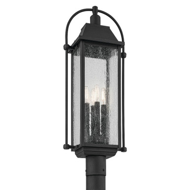 Harbor Row 4 Light Outdoor Post Mount 27.25 x 6 In by Kichler - 49717BKT