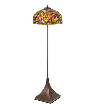 Tiffany Poppy  2 Light Floor Lamp 67 Inch H and 20 Inch W by Meyda Tiffany - 273777