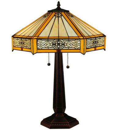 Peaches 24.5 Inch H Peaches Table Lamp by Meyda Tiffany - 138116