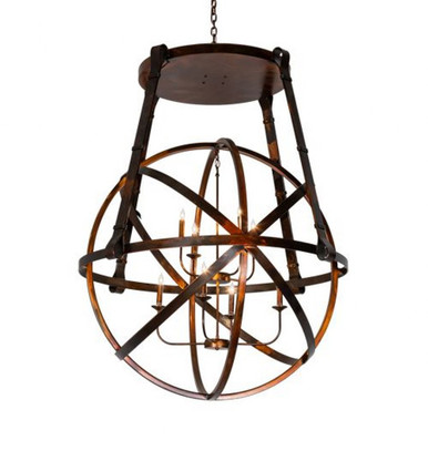 Gimbal Grinado 48W 8 LED Chandelier 63 x 46 Inches Wide by Meyda Tiffany - 223804