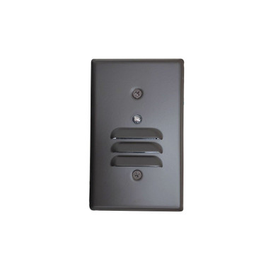 1W LED Mini Step Light with Photocell and Louver Face Plate by Nora  - NSW-6619C