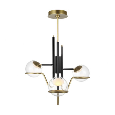 Crosby 3 LED Light Large Pendant by Visual Comfort Modern - 700TDCRBY3BNB-LED927