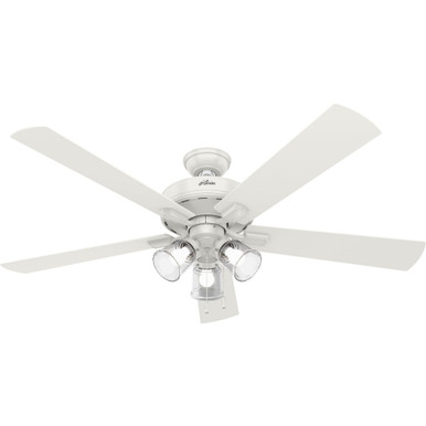 Crestfield 5 Blade Ceiling Fan with Light Kit 60 Inches Wide by Hunter Fans - 51097