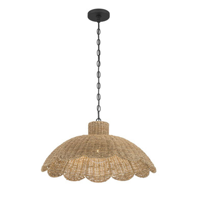 Malura 1 Light Pendant 11.75 Inch Tall and 23.25 Inch Wide by Millennium - 99201-MB