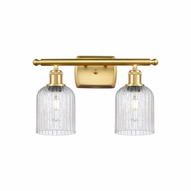 Bridal Veil 2 Light Bath Vanity 10 Inch Tall X 15 Inch Wide by Innovations - 516-2W-G559-5-GL