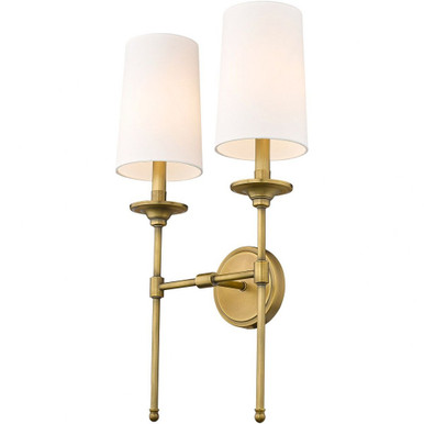Emily 2 Light Wall Sconce by Z Lite - 3033-2S-RB