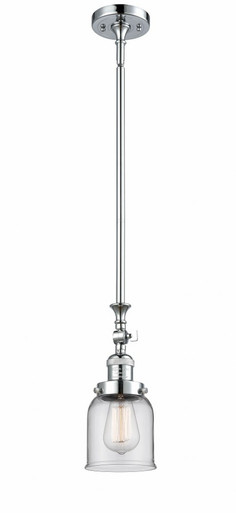Bell 1 Light Adjustable Mini Pendant 11.63 X 5 Inch Wide by Innovations - 206-PC-G52