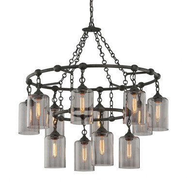 Gotham 12 Light Oversized Pendant by Troy - F4425-APW