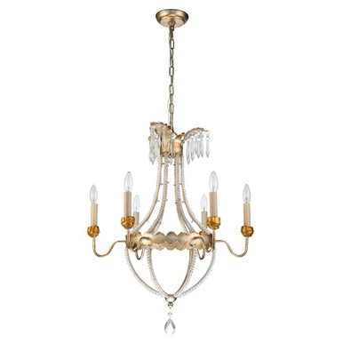 Lemuria 6 Light Medium Chandelier by Lucas and McKearn - CH1035-6