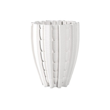 Fluted 6.5 Inch Small Vase In Contemporary by Currey Company - 1200-0786