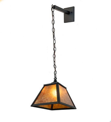Mission Prime 1 Light Wall Sconce 13 x 10 Inches by Meyda Tiffany - 265716